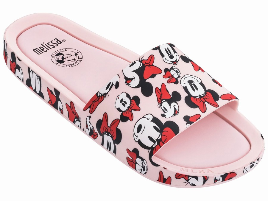 Chanclas De Baño Melissa Disney Beach Mujer - Rosas - Argentina EZD-847293